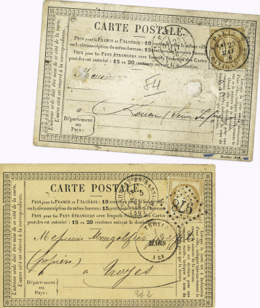 1870-1872, Emission Siège et Cérès dentelée, collection
