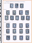 1870-1872, Emission Siège et Cérès dentelée, collection