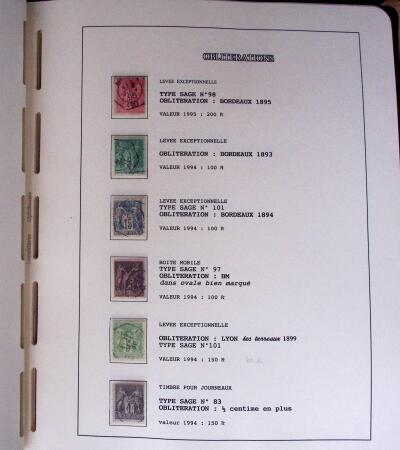 1849-2003, Collection de France 5 classeurs Leuchtturm,