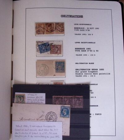 1849-2003, Collection de France 5 classeurs Leuchtturm,