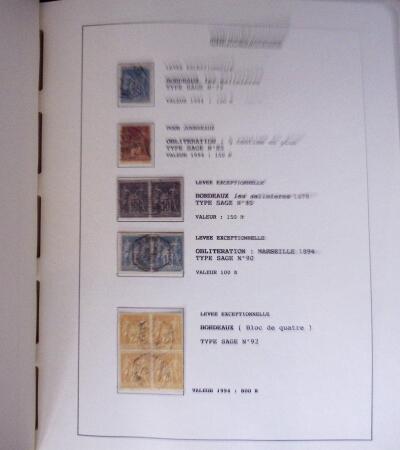 1849-2003, Collection de France 5 classeurs Leuchtturm,