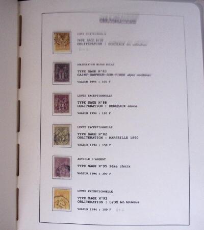 1849-2003, Collection de France 5 classeurs Leuchtturm,