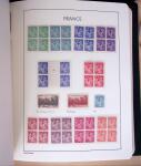 1849-2003, Collection de France 5 classeurs Leuchtturm,