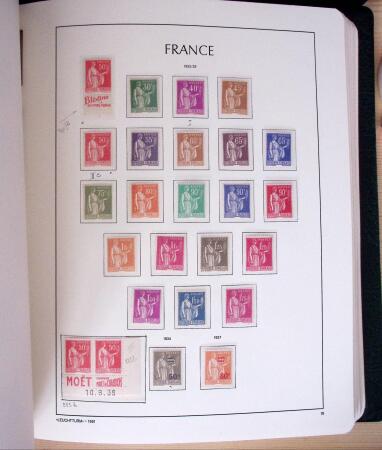 1849-2003, Collection de France 5 classeurs Leuchtturm,