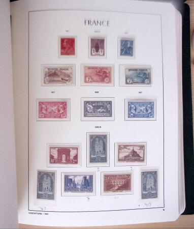 1849-2003, Collection de France 5 classeurs Leuchtturm,