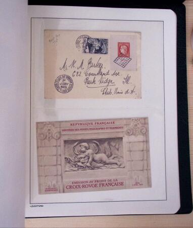 1849-2003, Collection de France 5 classeurs Leuchtturm,