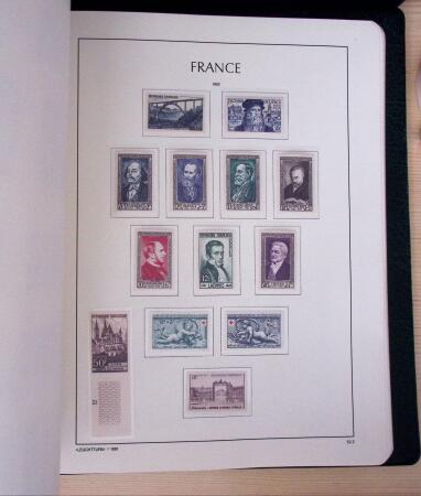 1849-2003, Collection de France 5 classeurs Leuchtturm,