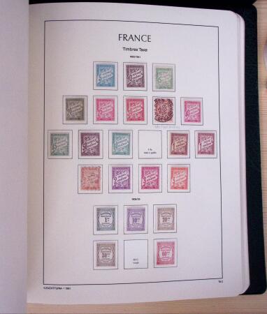 1849-2003, Collection de France 5 classeurs Leuchtturm,