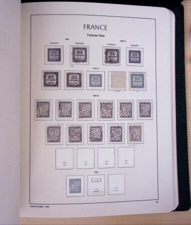 1849-2003, Collection de France 5 classeurs Leuchtturm,