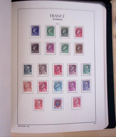 1849-2003, Collection de France 5 classeurs Leuchtturm,