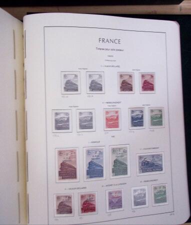 1849-2003, Collection de France 5 classeurs Leuchtturm,