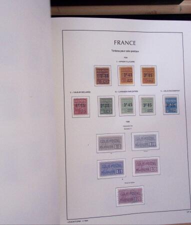 1849-2003, Collection de France 5 classeurs Leuchtturm,