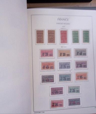 1849-2003, Collection de France 5 classeurs Leuchtturm,