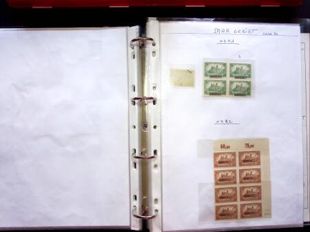 1920, SAARGEBIET overprinted issues. Specialised collection