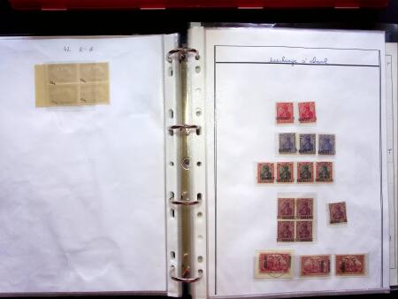 1920, SAARGEBIET overprinted issues. Specialised collection