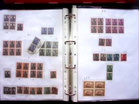1920, SAARGEBIET overprinted issues. Specialised collection
