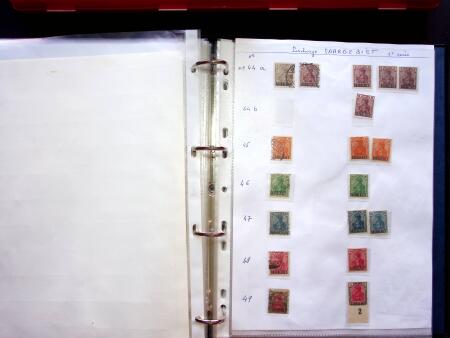 1920, SAARGEBIET overprinted issues. Specialised collection