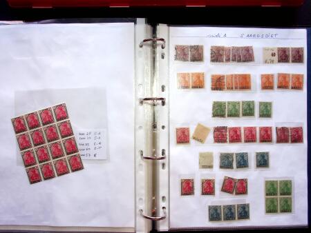 1920, SAARGEBIET overprinted issues. Specialised collection