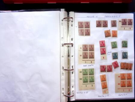 1920, SAARGEBIET overprinted issues. Specialised collection