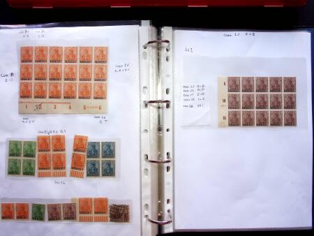1920, SAARGEBIET overprinted issues. Specialised collection