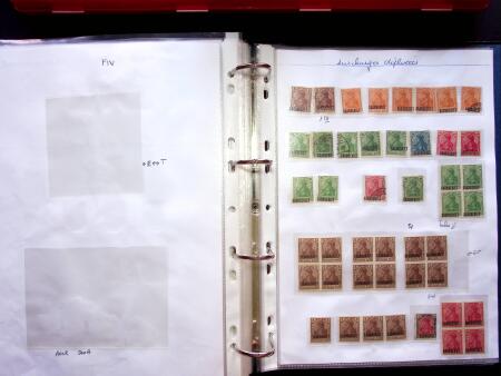 1920, SAARGEBIET overprinted issues. Specialised collection