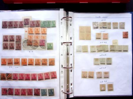 1920, SAARGEBIET overprinted issues. Specialised collection