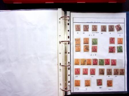 1920, SAARGEBIET overprinted issues. Specialised collection