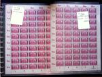 1920 SAARGEBIET overprinted issues, new colours, selection