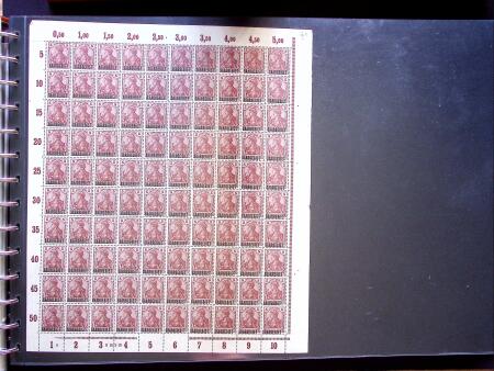 1920 SAARGEBIET overprinted issues, new colours, selection