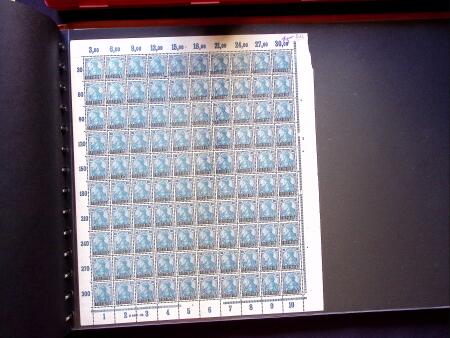 1920 SAARGEBIET overprinted issues, new colours, selection