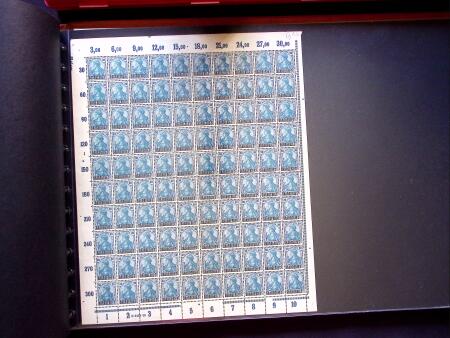 1920 SAARGEBIET overprinted issues, new colours, selection