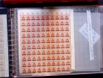 1920, First Issue. selection of complete sheets including