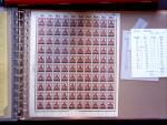 1920, First Issue. selection of complete sheets including