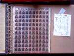 1920, First Issue. selection of complete sheets including