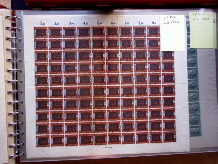 1921-27 Selection of 33 complete sheets of mostly the