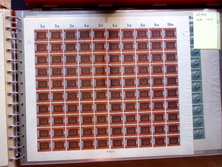 1921-27 Selection of 33 complete sheets of mostly the
