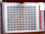 1921-27 Selection of 33 complete sheets of mostly the