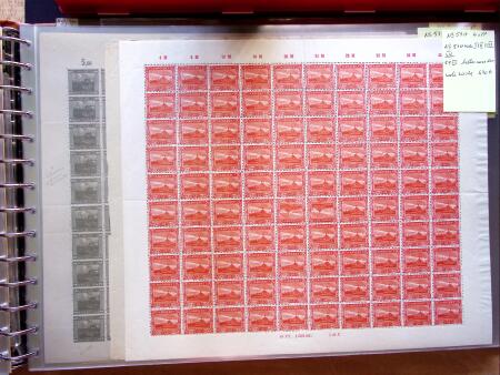 1921-27 Selection of 33 complete sheets of mostly the