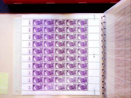 1949-59, SAARLAND issues, selection of over 90 sheets