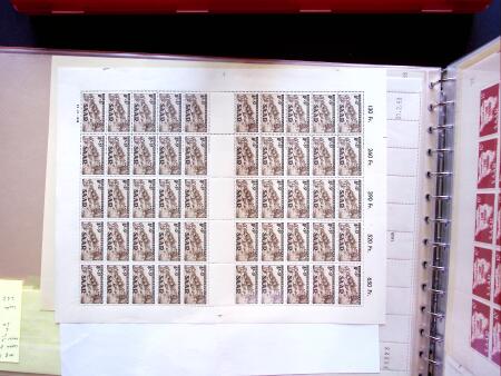 1949-59, SAARLAND issues, selection of over 90 sheets