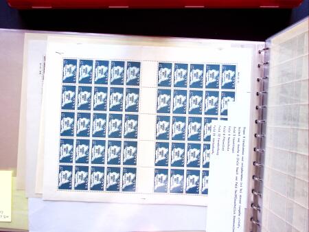 1949-59, SAARLAND issues, selection of over 90 sheets
