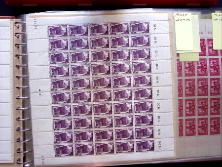 1949-59, SAARLAND issues, selection of over 90 sheets
