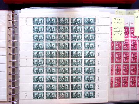 1949-59, SAARLAND issues, selection of over 90 sheets