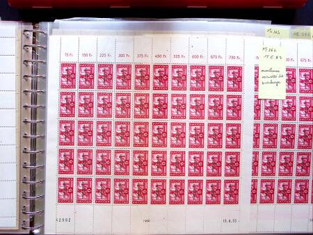 1949-59, SAARLAND issues, selection of over 90 sheets