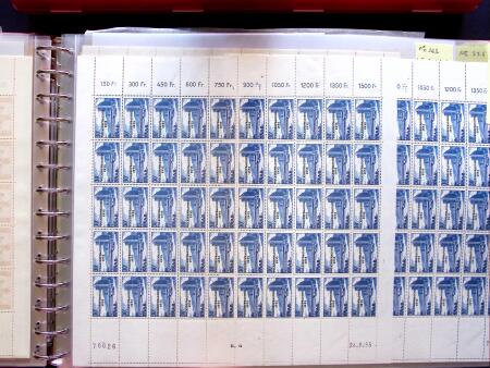 1949-59, SAARLAND issues, selection of over 90 sheets