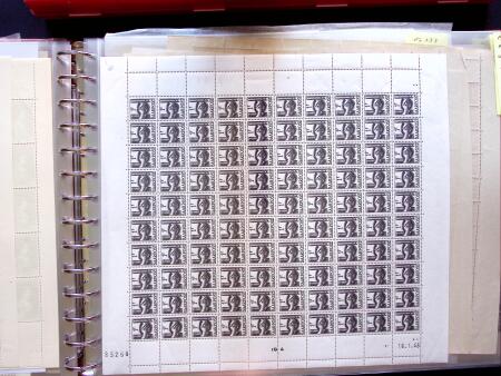1949-59, SAARLAND issues, selection of over 90 sheets
