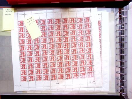1949-59, SAARLAND issues, selection of over 90 sheets