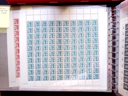 1949-59, SAARLAND issues, selection of over 90 sheets