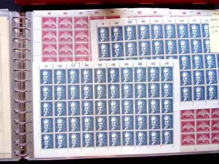 1949-59, SAARLAND issues, selection of over 90 sheets