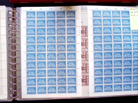 1949-59, SAARLAND issues, selection of over 90 sheets